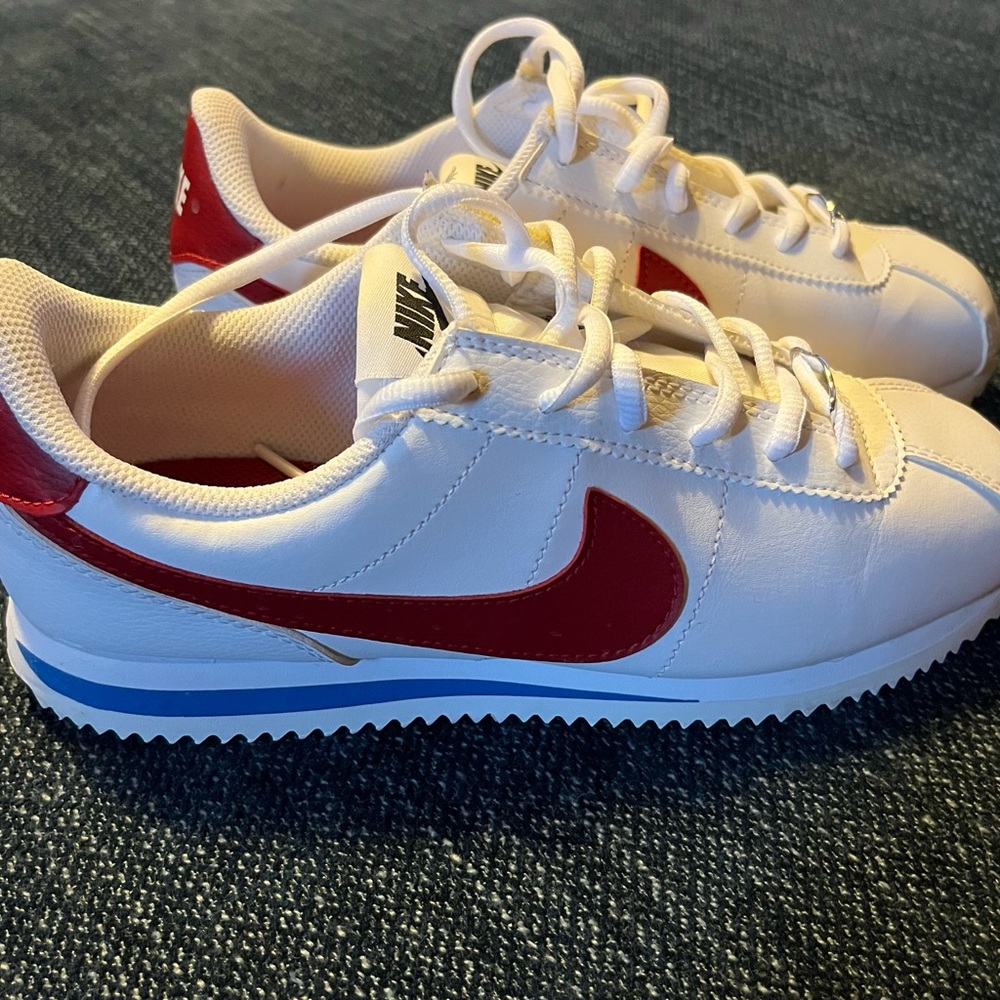 Nike Cortez White/Varsity Blue/Varsity Red Size 6.5Y